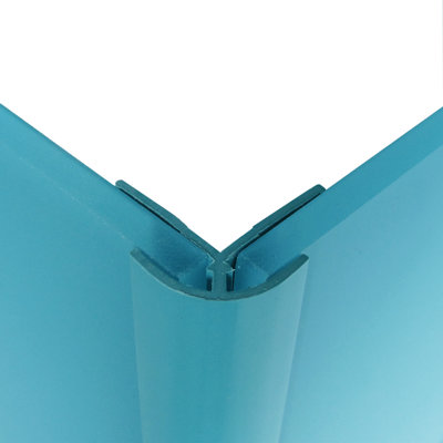 0.8" x 96" Wall Paneling in Blue