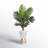 61'' Faux Palm Tree in Earthenware Planter
