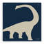 «Dino II» par Lauren Rader, art mural en verre acrylique-96865189