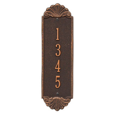 Plaque d'adresse murale personnalisée 4 lignes Hagen