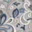 Tapis jacobien bleu et gris-962450467