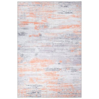 Luxurious Machine Washable Carpet, 100% Polyester, 7.5 x 10.8 Feet | Pile Height: 0.2 Inches, 1850 g/m² | Recycled Poly Cotton Underside, Easy Care, Perfect for Living Room & Bedroom, Soft & Durable Design