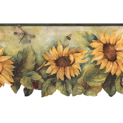 Bordure de tournesol 15 pi L 6,875 po Laneer