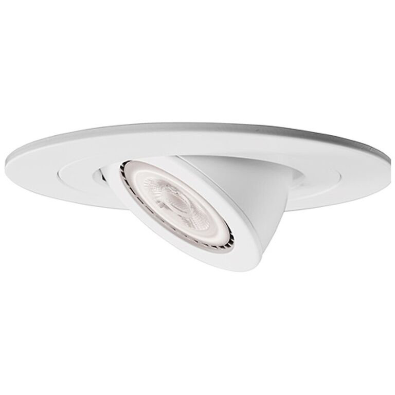 4 in. Adjustable Recessed Trim, White