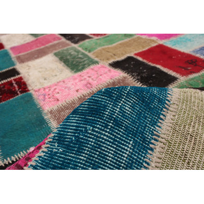 Kamill One-of-a-Kind 6'9" X 10'5" 2010s Wool Area Rug in