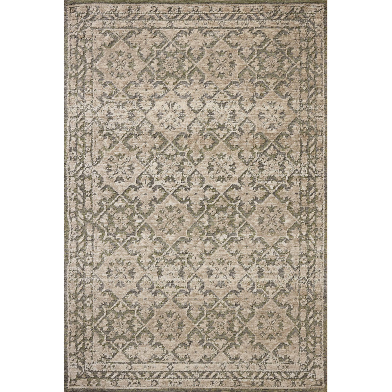Tapis sauge / pierre Loloi Percival, Tapis de couloir 2 pi 3 po x 7 pi 6 po