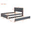 Lit plateforme tapissier avec lit gigogne-2131658544-2131658545