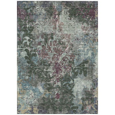 Colwart Damask Indoor / Outdoor Rug