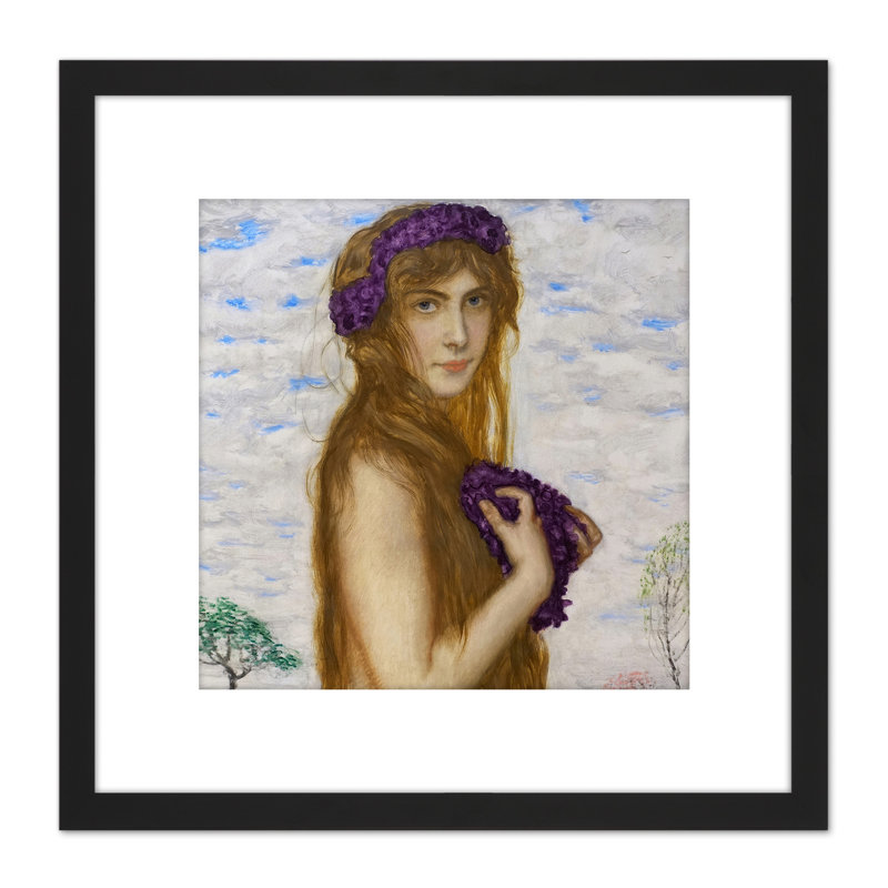 Von Stuck Spring Allegory - Single Picture Frame Painting