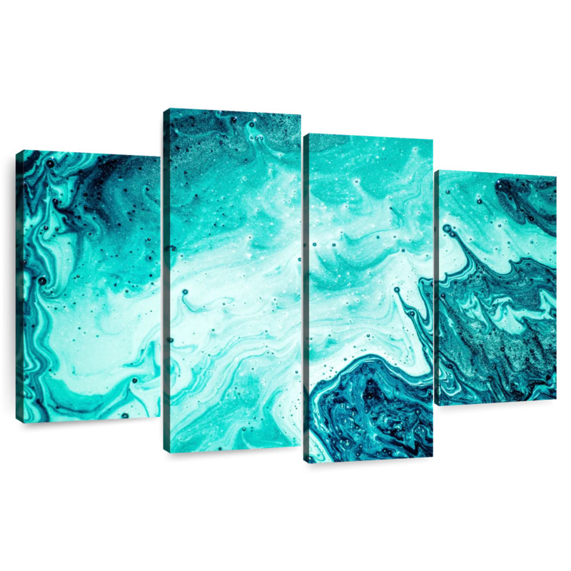 Abstract Aquamarine Luxury
