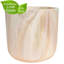 CRAFT Round Indoor Plant Pot for House Plants with Waterproof Liner | Natural Wooden House Planter-92659242