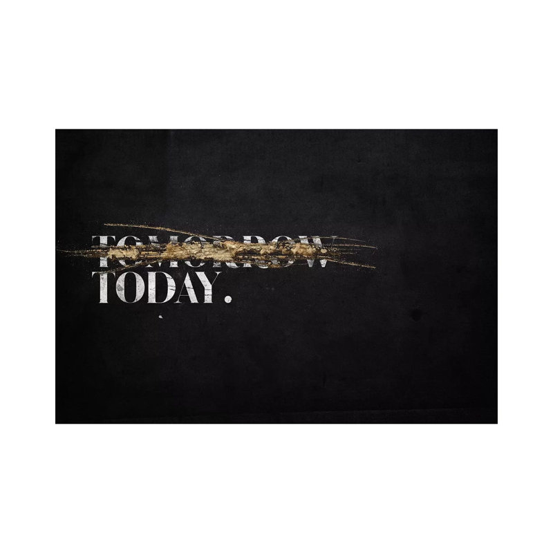 Not Tomorrow by 33 Broken Bones - Wrapped Canvas Print, 20.32 cm H x 30.48 cm W