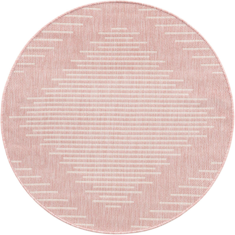 Wallington Striped Indoor Rug, Round 3'3"