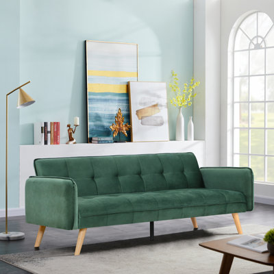 Jameris 74'' Upholstered Reclining Sleeper Sofa