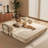 Nathasa Convertible Sleeper Sofa Bed, Mattress Couch With 2 Pillows-708873921