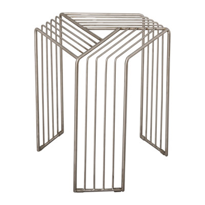 Tabouret d'appoint en acier inoxydable