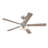 Charney 52 in. Indoor Brushed Nickel Traditional Ceiling Fan with (3) 3000K LED Bulbs, Frosted Shades, Remote Included-398322732-398322733