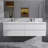 Dhruven 72 Inch Fully Assembled Double Floating Bathroom Vanity With Solid Surface Sink-104189148