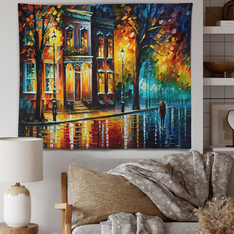 Polyester Tapestry, 50" H x 60" W