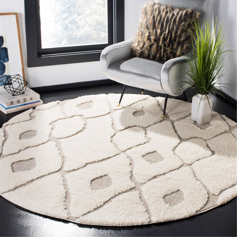 Ashburnham Olympia Shag Performance Geometric Rug