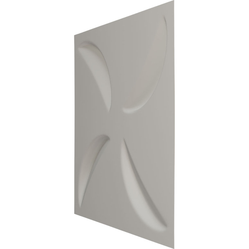 Panneau mural 3D 19,63 po x 19,63 po rose champagne (paquet de 12)