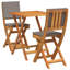 Vidaxl Bistro Set 3 Pcs Solid Acacia Wood-117955339