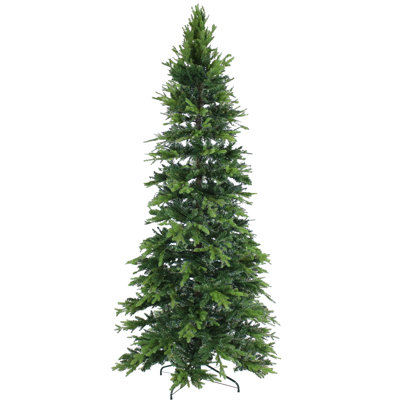 Arbre de Noël artificiel mince 8 'non éclairé