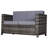 Gennett 130cm Wide Outdoor Patio Sofa with Cushions