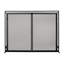 Pare-étincelles en fer noir mat - Menaces de feu, H 30,84 po x l 40,63 po