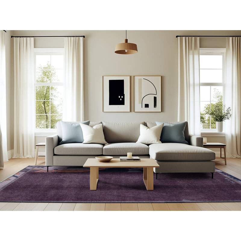Miladi Abstract Indoor Rug, Rectangle 6' x 9'