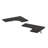 Ebern Designs Authement Wall Mounted Corner L-Shape Floating Display Shelves, Pine Oak, Set Of 2-795409370