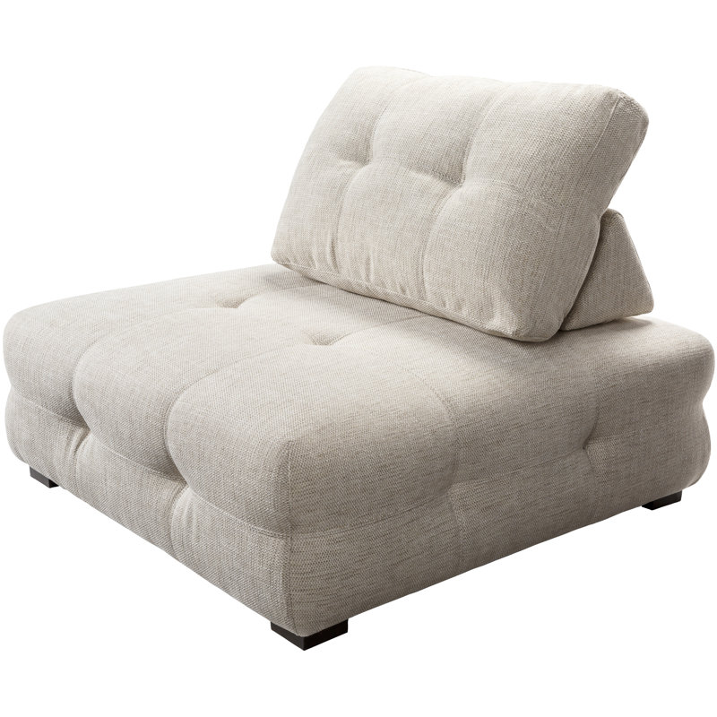 Serena Modern Modular Chair, White