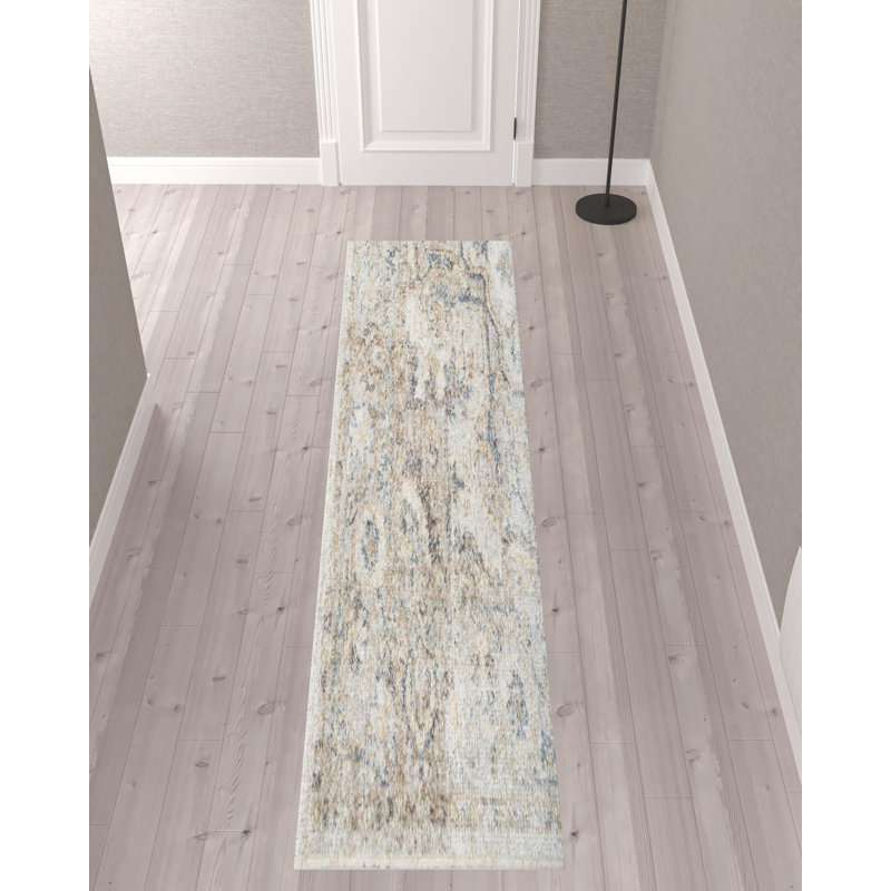 Pritts Washable Oriental Indoor Rug, Runner 2'2" x 10'