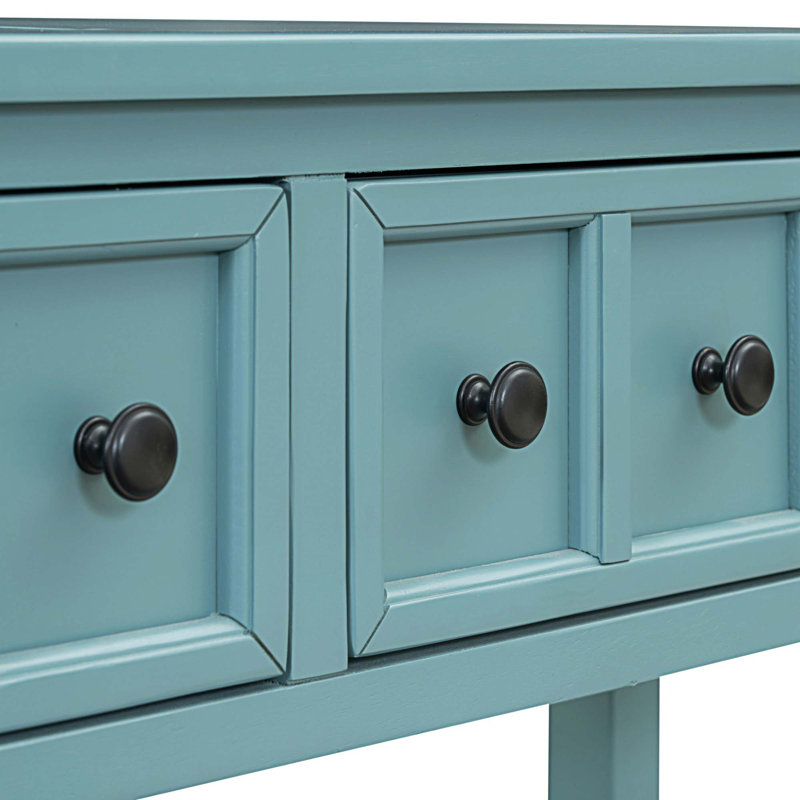 Ashay 60.03'' Console Table, Teal