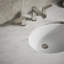 Caxton® Ceramic Oval Undermount Bathroom Sink with Overflow-1704903