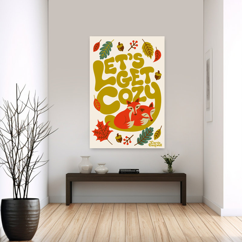 Art contemporain abstrait renard contemporain, H 60 po x l 40 po