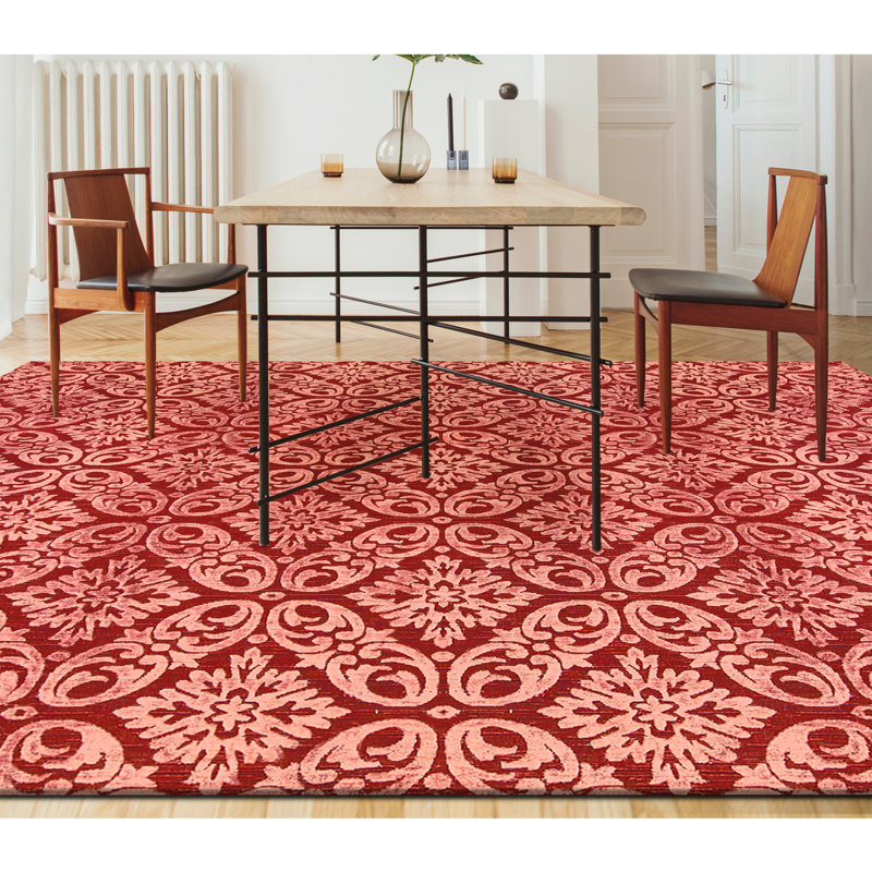 Area Rug in Red
