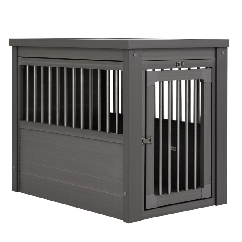 Caisse pour chien Southwood ECOFLEX, Moyenne (H 25,2 po x l 21,1 po x P 29,5 po), Gris