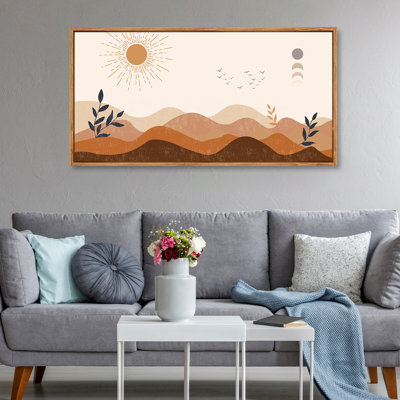 Grandes impressions murales sur toile encadrées pour chambre à coucher, salle à manger