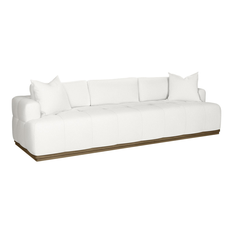 Thom Filicia Home Tufted Sofa, Tommy Snow, Hampton