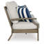 Canapé d'extérieur avec coussin Springbrook