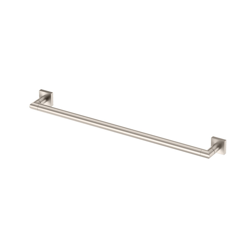 Porte-serviettes Glam Too, H 1,75 po x L 25,75 po x P 3,25 po, Nickel satiné