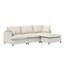Canapé modulaire avec repose-pieds Chenille-114344393