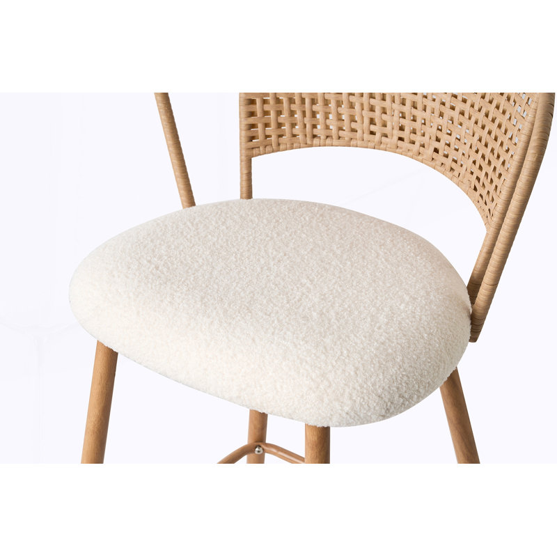 Ensemble de 2 tabourets de bar modernes avec pieds en métal