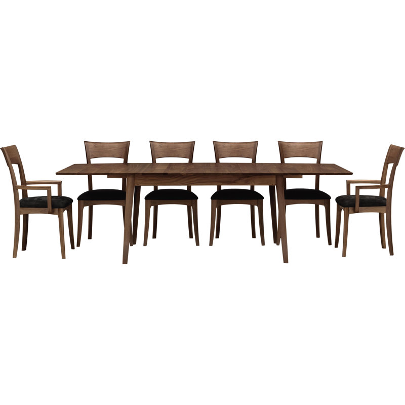 Catalina Four Leg Extension Table, 72" L x 40" W, Cognac Cherry