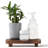 Dish Soap Tray Wood Tray for Kitchen Counter