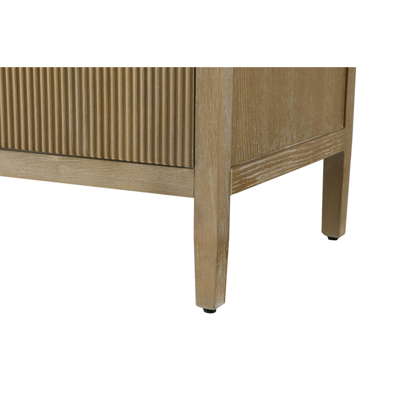 84 inch Double Bathroom Vanity, Linen Oak