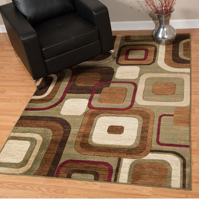 Tapis brun Goble