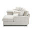 Canapé modulaire en forme de U 126 po avec console et méridienne double Cloud-821031176