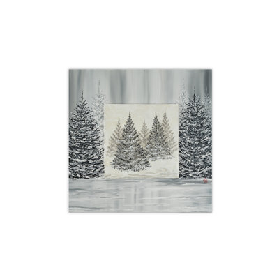 Nature Inspired "Pine Portrait" Canvas Wall Art By 